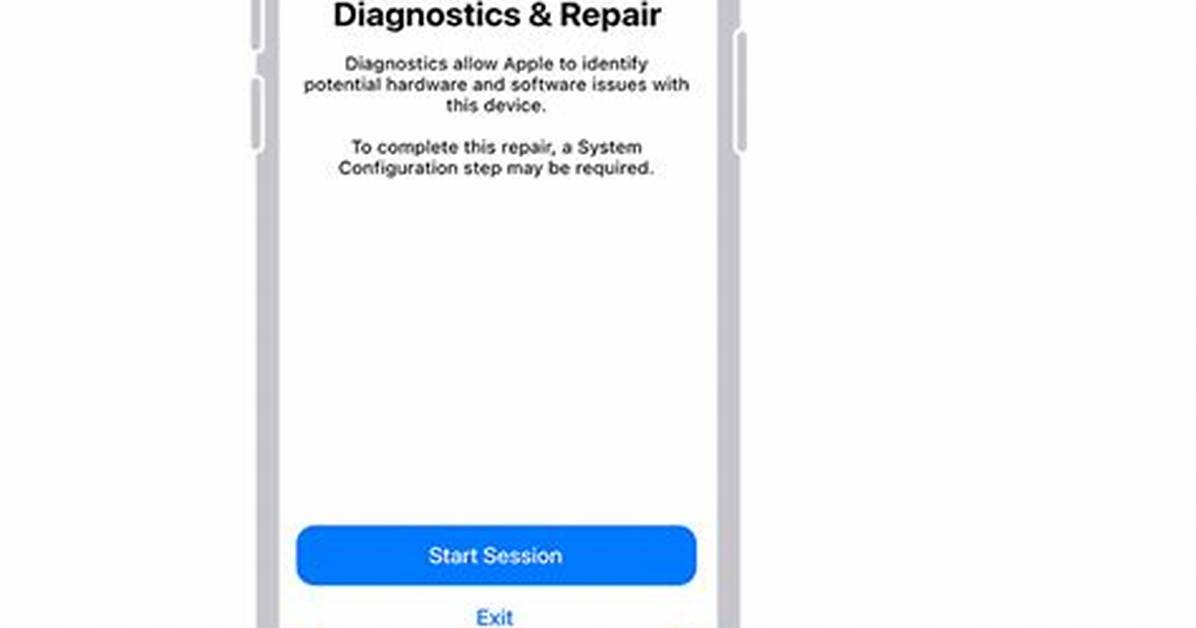 Iphone Diagnostic Test