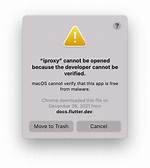 “Iproxy” Cannot Be Opened Because the Developer Cannot Be Verified