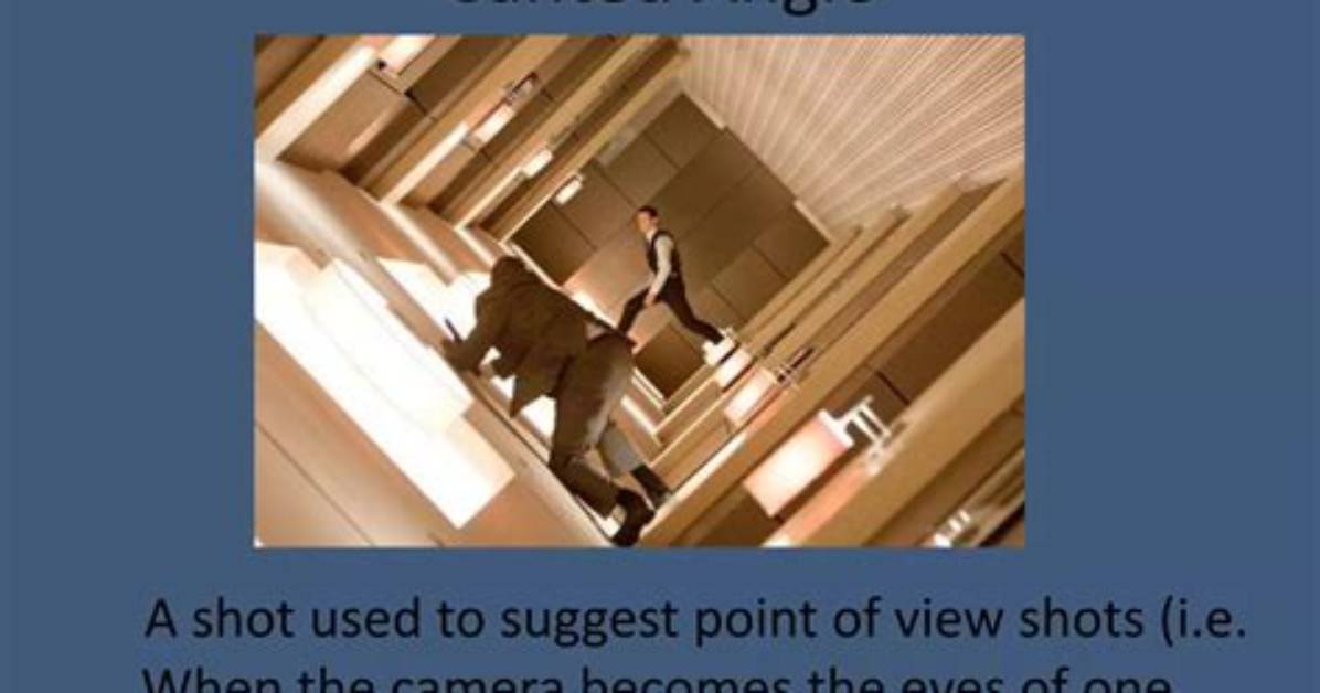 Is a Canted Angle?