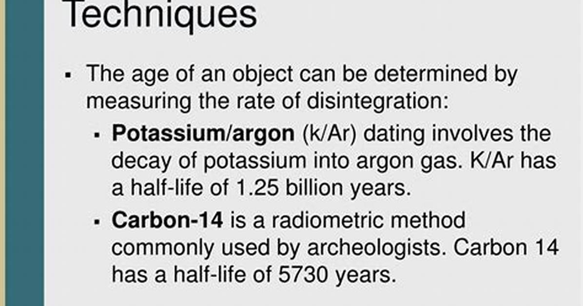 Is a Chronometric Dating Method?