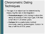Is a Chronometric Dating Method?