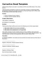 Is a Corrective Deed?