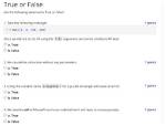 Is a Statement True or False?