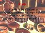 Is Adjust a Prefix?