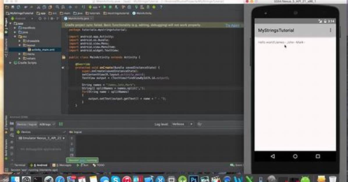 Is Android Studio in Java?