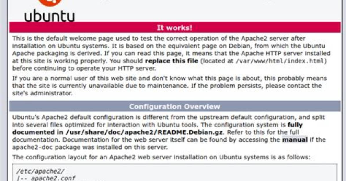 Is Apache Installed on Ubuntu?