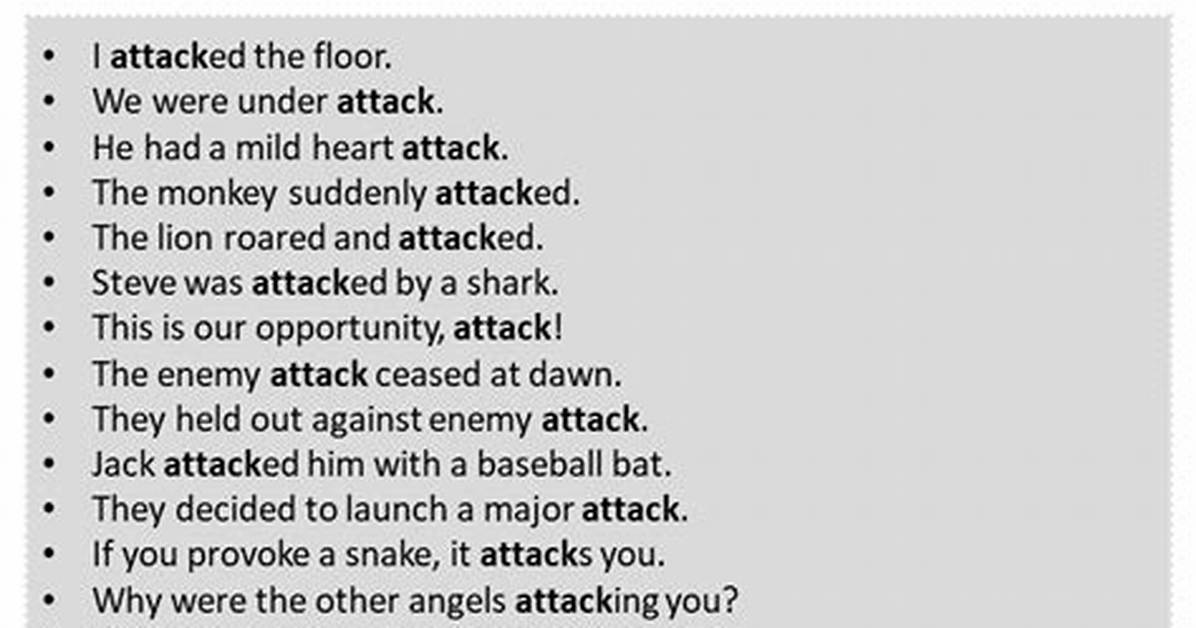 Is Attack an Adjective?