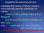 Is Aunt Capitalized?