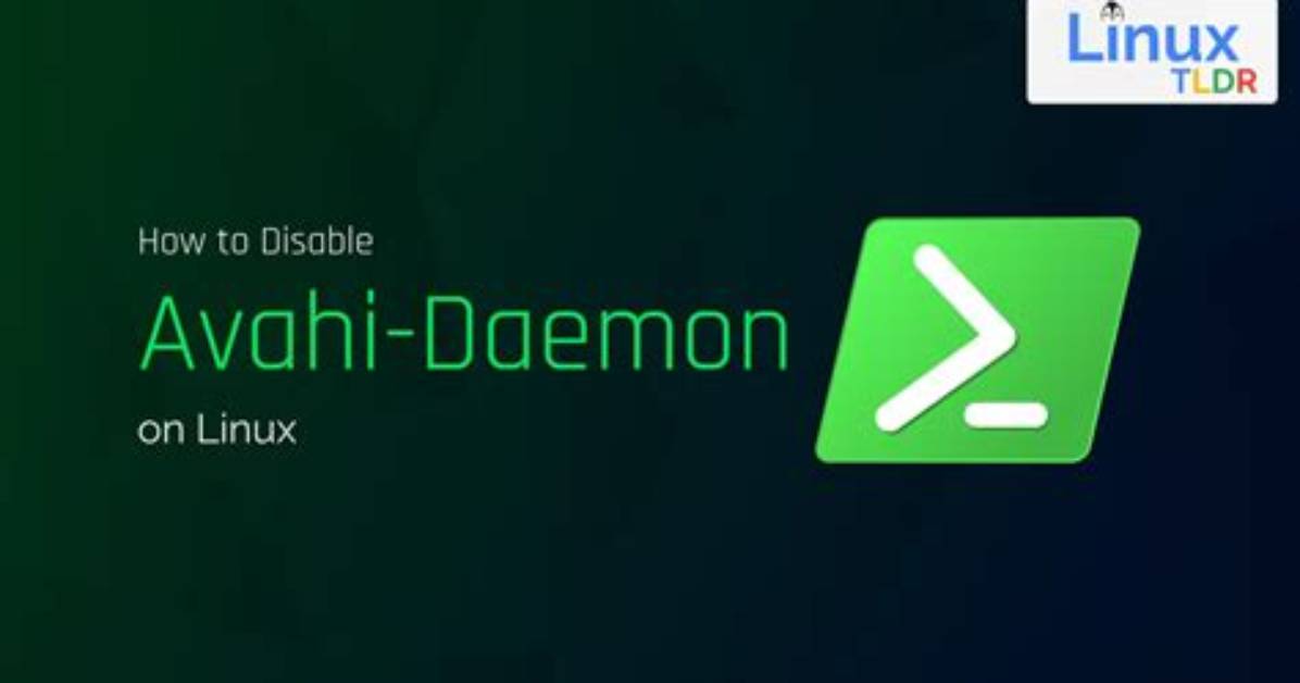 Is Avahi Daemon Needed?