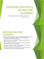 Is Bayesian Statistics Useful for Machine Learning?