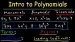 Is Binomials a Polynomials?