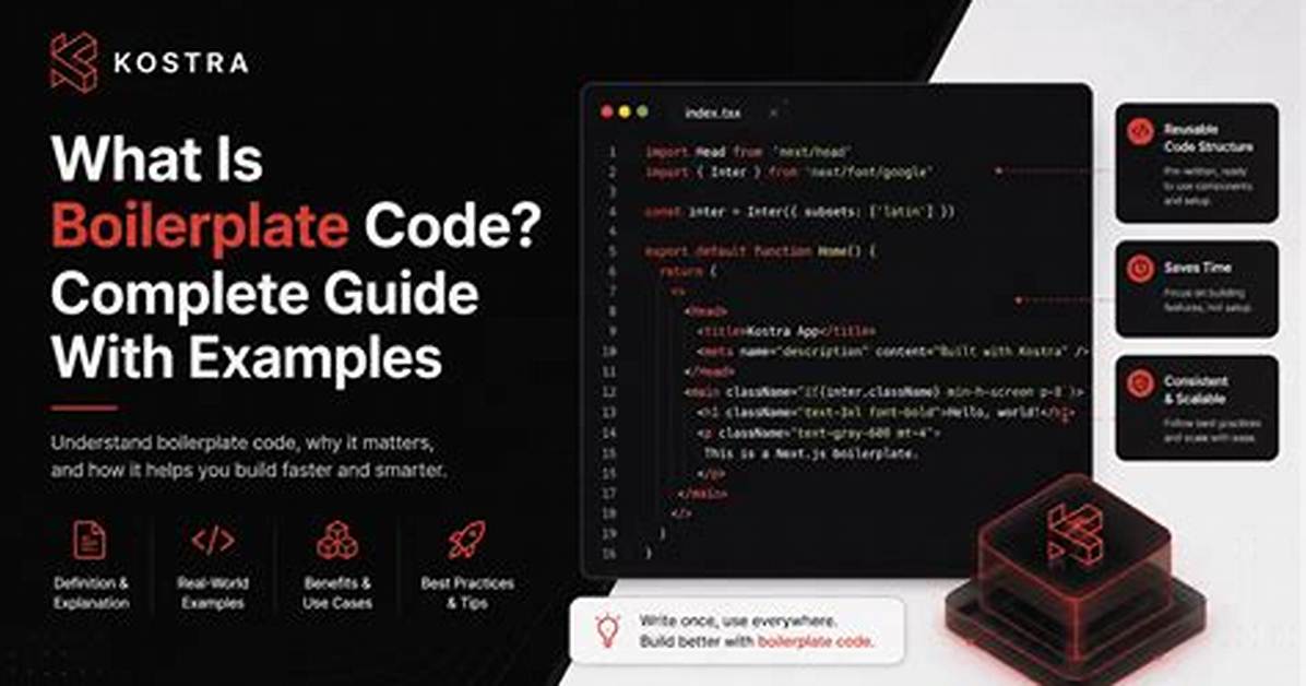 Is Boilerplate Code Useful?