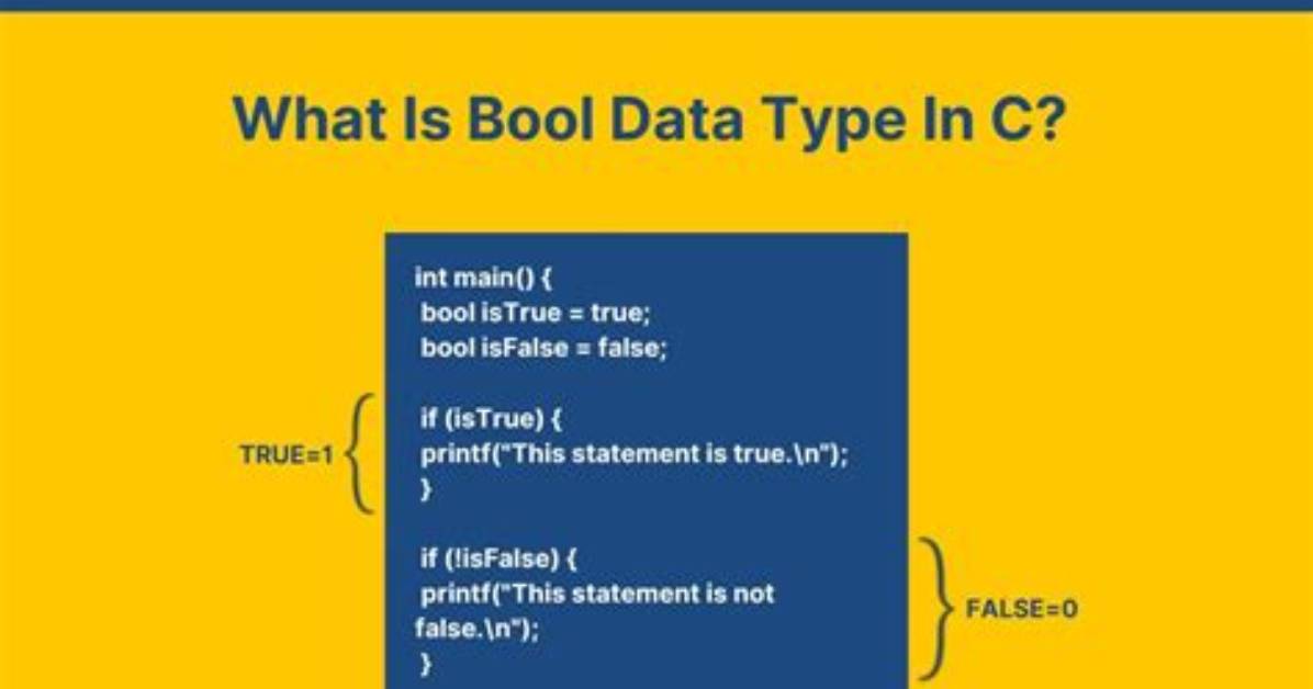 Is Bool Defined in C?