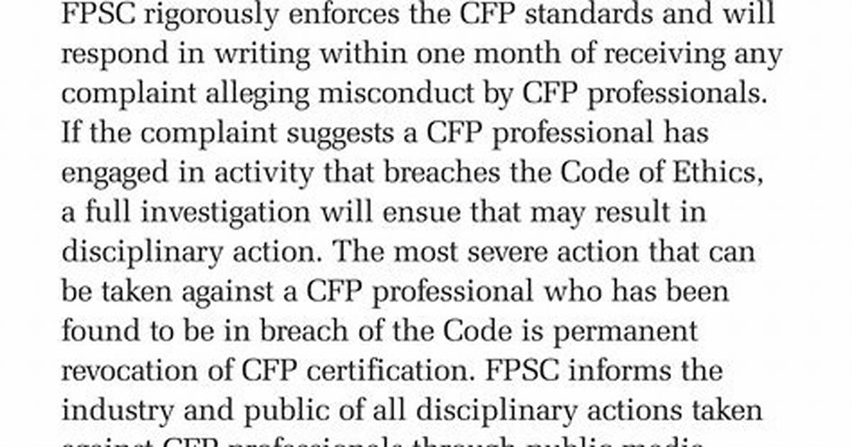 Is Cfp Revocation Permanent