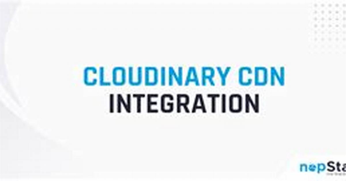 Is Cloudinary a Cdn?