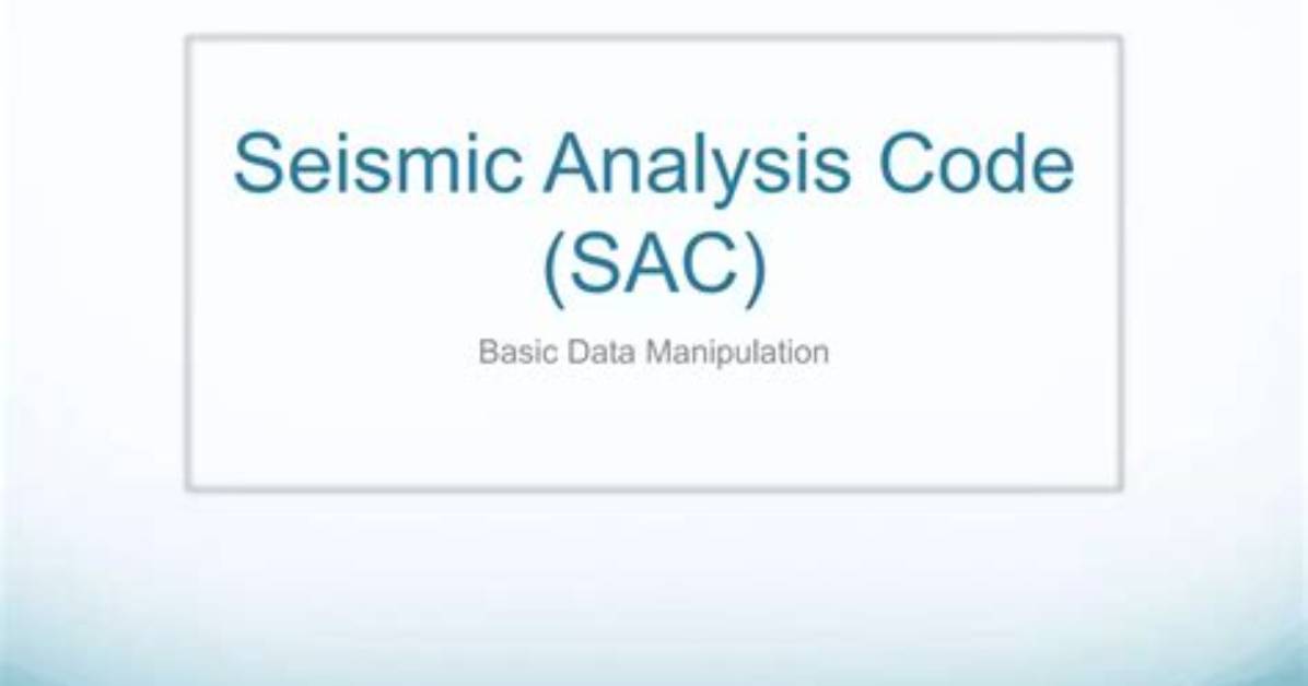 Is Code for Seismic Analysis?