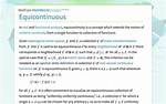 Is Continuous Function Equicontinuous?