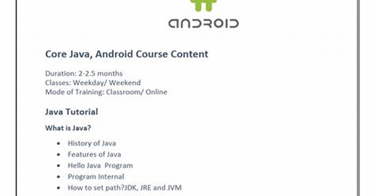 Is Core Java Enough for Android Development?