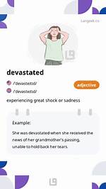 Is Devastated an Adjective?