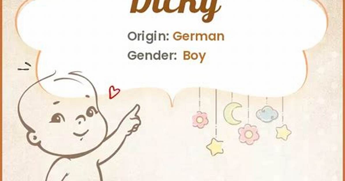 Is Dicky a Name?