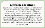Is Eagerness a Mood?