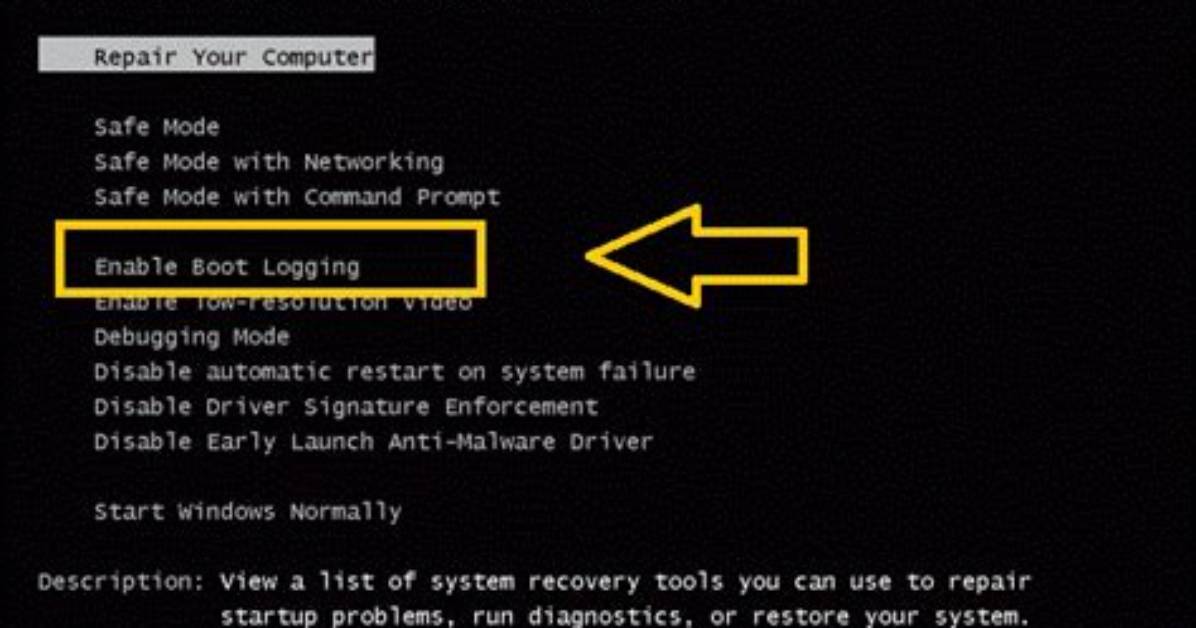 Is Enable Boot Logging?