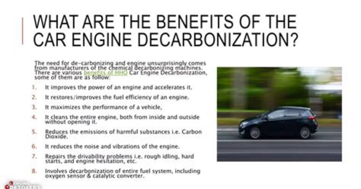 Is Engine Decarbonization Necessary?