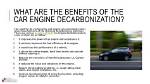 Is Engine Decarbonization Necessary?