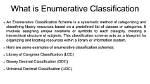 Is Enumerative Classification Scheme?