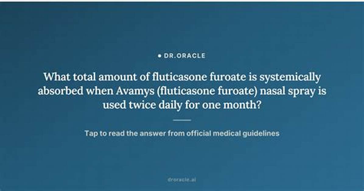 Is Flonase Absorbed Systemically?