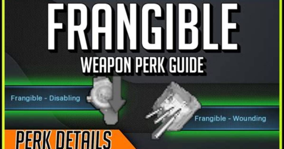 Is Frangible Disabling Good?