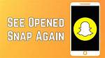 Is Half Opened Snap Real?