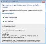 Is Interactive Services Detection a Legitimate Message from Windows?