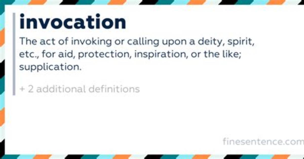 Is Invocation in Sentence?