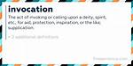 Is Invocation in Sentence?