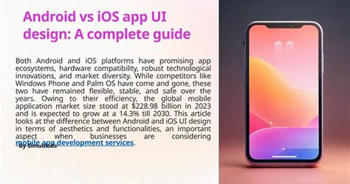 Is iOS and Android the Same?