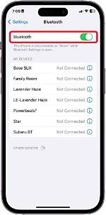 Is Iphone Bluetooth Discoverable?