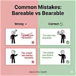 Is It Bareable or Bearable
