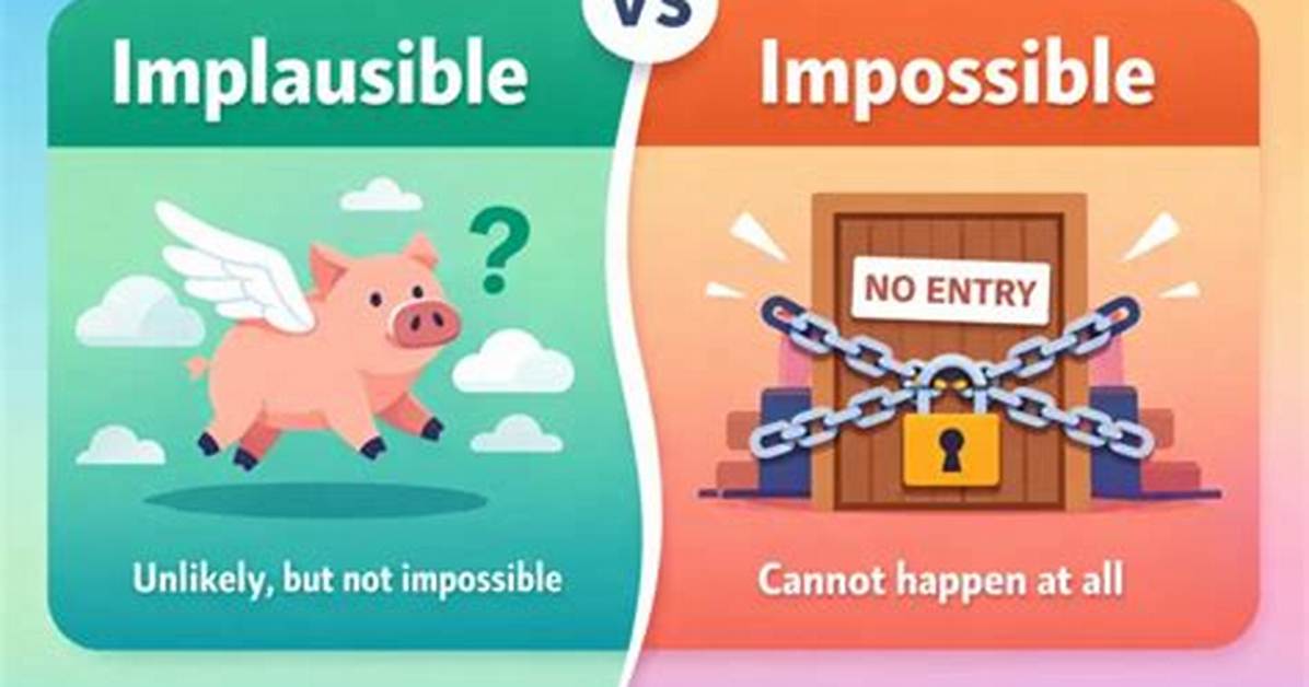 Is It Impossible or Implausible?