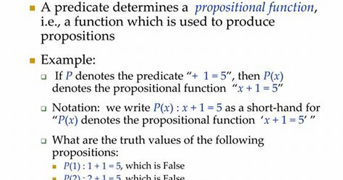 Is It "Propositional Function" or Simply "Proposition"