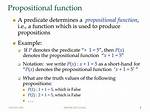 Is It "Propositional Function" or Simply "Proposition"