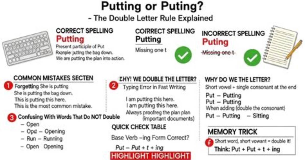 Is It Putting or Puting?
