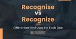 Is It Recognize or Recognizes?