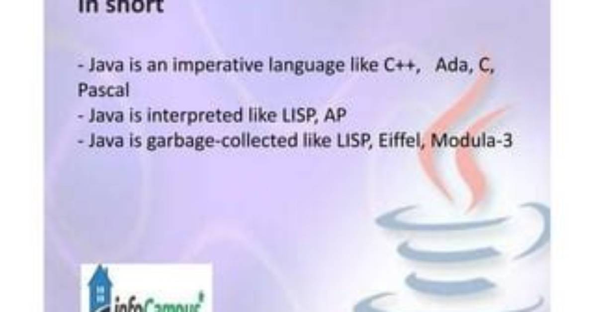 Is Java an Imperative Language?