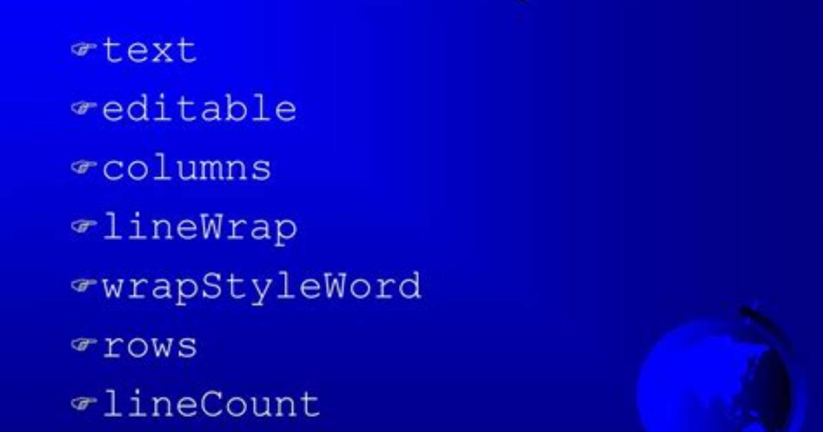 Is Jtextarea Editable