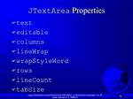 Is Jtextarea Editable