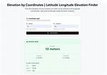 Is Latitude an Elevation?