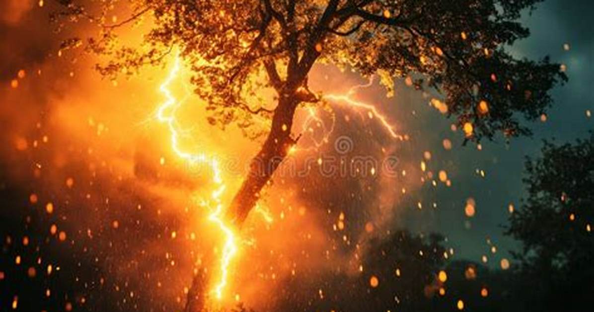 Is Lightning Like Fire?
