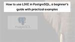 Is Like Postgres