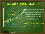 Is Linearization Linear Approximation?
